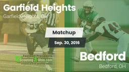 Matchup: Garfield Heights vs. Bedford  2016