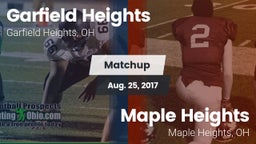 Matchup: Garfield Heights vs. Maple Heights  2017