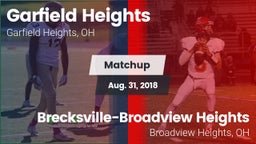 Matchup: Garfield Heights vs. Brecksville-Broadview Heights  2018