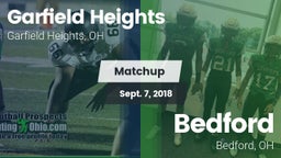 Matchup: Garfield Heights vs. Bedford  2018