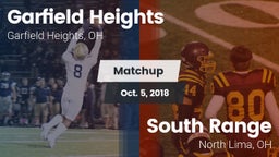 Matchup: Garfield Heights vs. South Range 2018