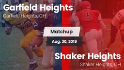 Matchup: Garfield Heights vs. Shaker Heights  2019