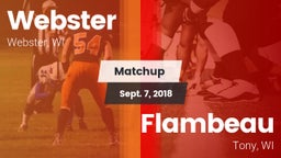 Matchup: Webster vs. Flambeau  2018
