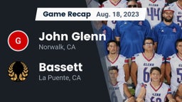 Recap: John Glenn  vs. Bassett  2023