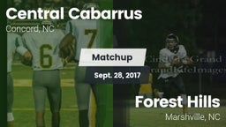 Matchup: Central Cabarrus vs. Forest Hills  2017