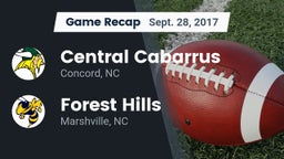 Recap: Central Cabarrus  vs. Forest Hills  2017