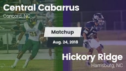 Matchup: Central Cabarrus vs. Hickory Ridge  2018