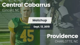 Matchup: Central Cabarrus vs. Providence  2019