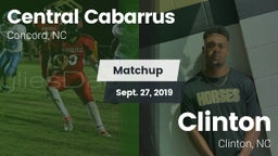 Matchup: Central Cabarrus vs. Clinton  2019