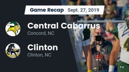 Recap: Central Cabarrus  vs. Clinton  2019