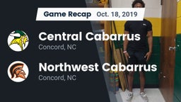 Recap: Central Cabarrus  vs. Northwest Cabarrus  2019