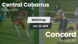 Matchup: Central Cabarrus vs. Concord  2019