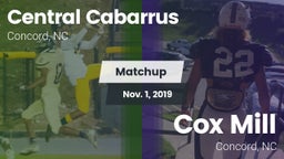 Matchup: Central Cabarrus vs. Cox Mill  2019