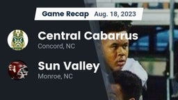 Recap: Central Cabarrus  vs. Sun Valley  2023