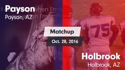 Matchup: Payson vs. Holbrook  2016