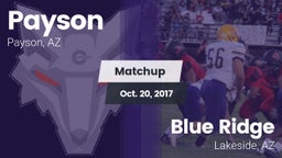 Matchup: Payson vs. Blue Ridge  2017
