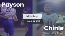Matchup: Payson vs. Chinle  2018