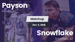 Matchup: Payson vs. Snowflake  2018
