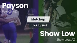 Matchup: Payson vs. Show Low  2018