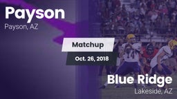Matchup: Payson vs. Blue Ridge  2018