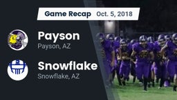Recap: Payson  vs. Snowflake  2018