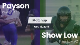 Matchup: Payson vs. Show Low  2019