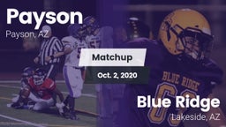 Matchup: Payson vs. Blue Ridge  2020