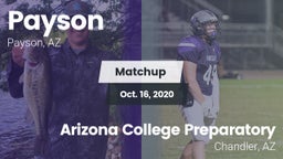 Matchup: Payson vs. Arizona College Preparatory  2020