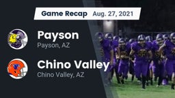 Recap: Payson  vs. Chino Valley  2021