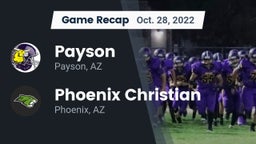 Recap: Payson  vs. Phoenix Christian  2022