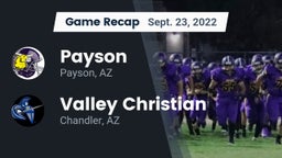 Recap: Payson  vs. Valley Christian  2022