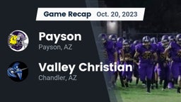 Recap: Payson  vs. Valley Christian  2023