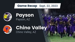 Recap: Payson  vs. Chino Valley  2023