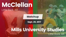 Matchup: McClellan vs. Mills University Studies  2017