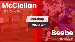 Matchup: McClellan vs. Beebe  2017