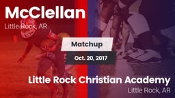 Matchup: McClellan vs. Little Rock Christian Academy  2017
