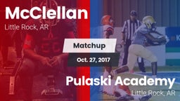 Matchup: McClellan vs. Pulaski Academy 2017