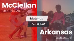 Matchup: McClellan vs. Arkansas  2018