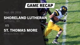 Recap: Shoreland Lutheran  vs. St. Thomas More  2016