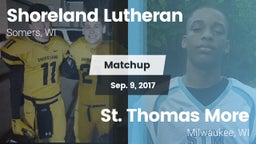Matchup: Shoreland Lutheran vs. St. Thomas More  2017