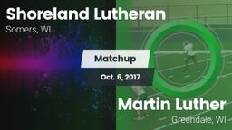 Matchup: Shoreland Lutheran vs. Martin Luther  2017