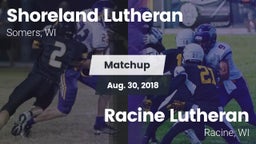 Matchup: Shoreland Lutheran vs. Racine Lutheran  2018