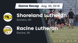 Recap: Shoreland Lutheran  vs. Racine Lutheran  2018