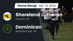 Recap: Shoreland Lutheran  vs. Dominican  2018