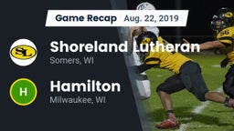 Recap: Shoreland Lutheran  vs. Hamilton  2019