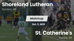 Matchup: Shoreland Lutheran vs. St. Catherine's  2019