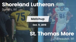 Matchup: Shoreland Lutheran vs. St. Thomas More  2019