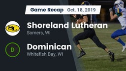 Recap: Shoreland Lutheran  vs. Dominican  2019