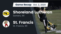 Recap: Shoreland Lutheran  vs. St. Francis  2020