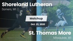 Matchup: Shoreland Lutheran vs. St. Thomas More  2020